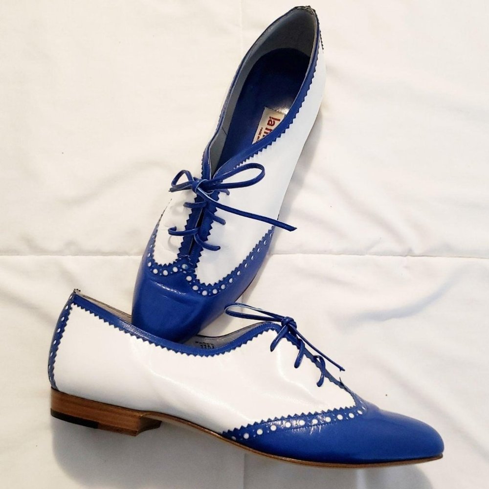 Vintage La Marca Italy Handmade Oxfords 8.5